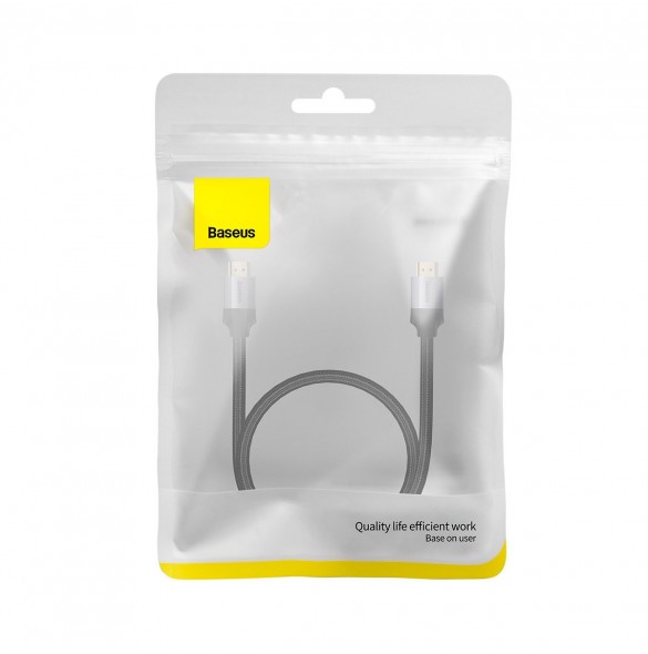 Baseus Enjoyment adapterkabel HDMI-kabel 4K60Hz 0,5m mörkgrå