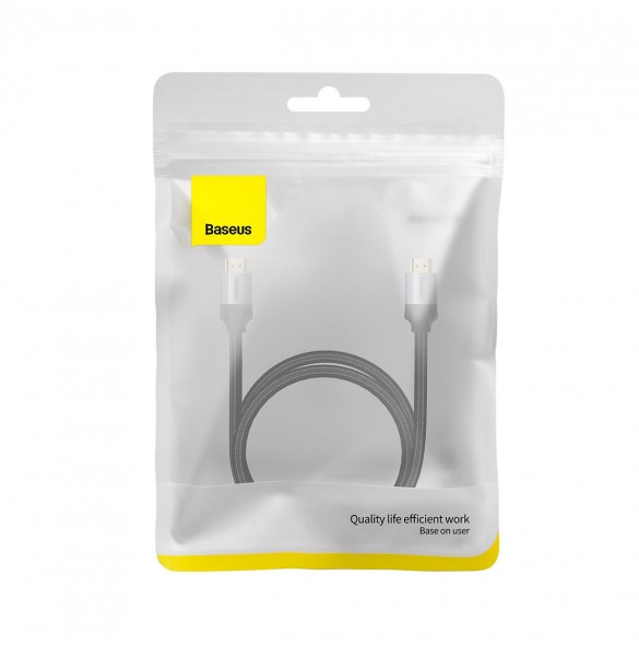 Baseus Enjoyment adapterkabel HDMI-kabel 4K60Hz 0,75m mörkgrå