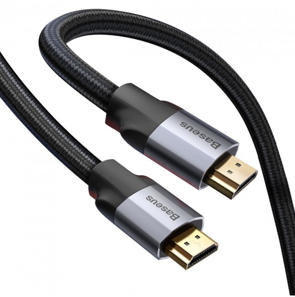 Baseus Enjoyment adapterkabel HDMI-kabel 4K60Hz 1,5m mörkgrå