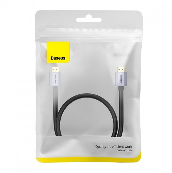 Baseus High Definition Series HDMI 2.0 4K 60Hz 1m kabel svart (WKGQ020001)