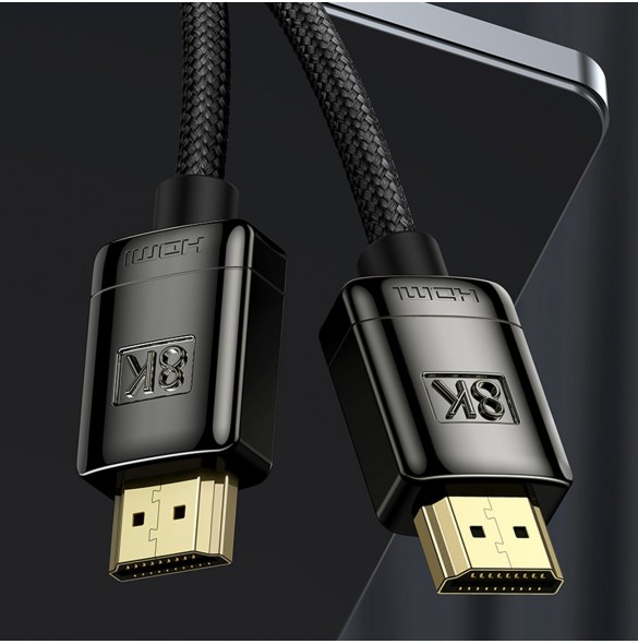 Baseus High Definition Series HDMI 2.1 8K 2m kabel - svart