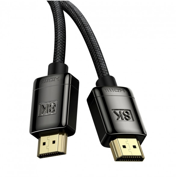 Baseus High Definition Series HDMI 2.1 8K 3m kabel - svart