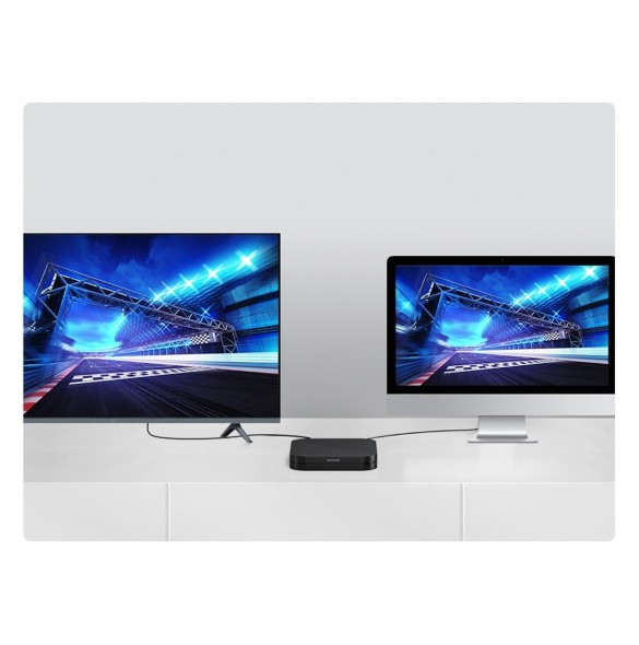 Baseus High Definition Series HDMI 2.1 8K 60Hz kabel 0,5m svart (WKGQ040001)