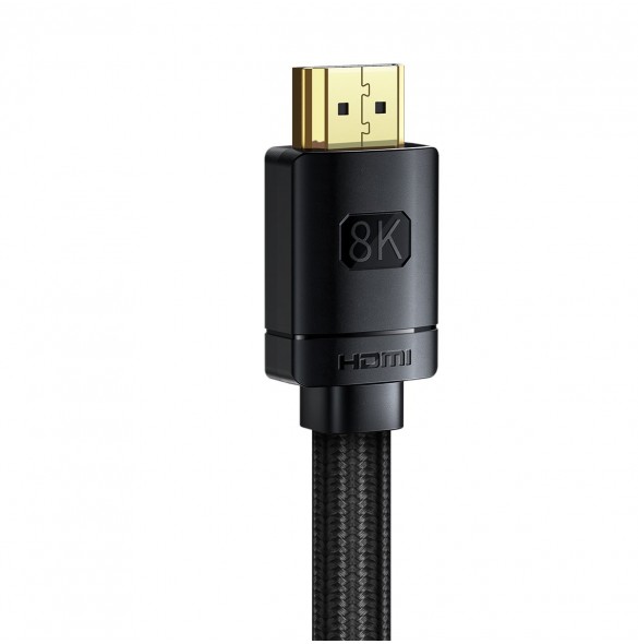Baseus High Definition Series HDMI 8K - HDMI 8K kabel 10m svart