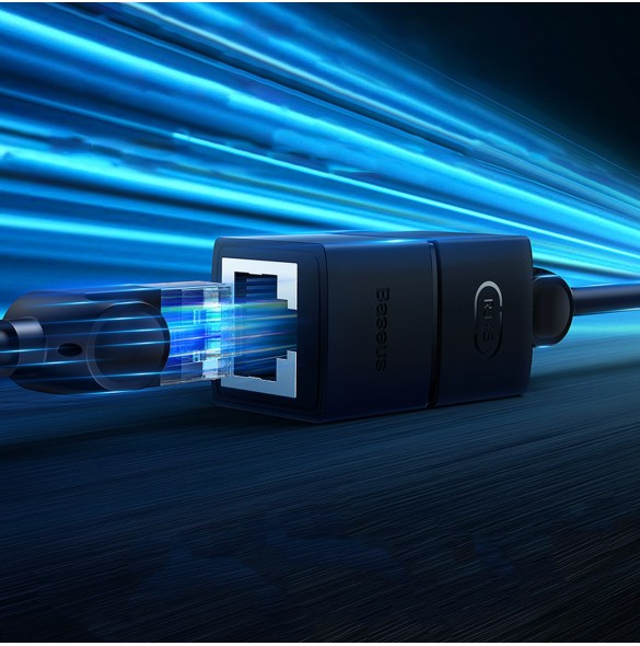 Baseus AirJoy Series Ethernet-kabelkontakt RJ-45 2 st - svart