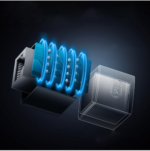 Baseus AirJoy Series Ethernet-kabelkontakt RJ-45 2 st - svart