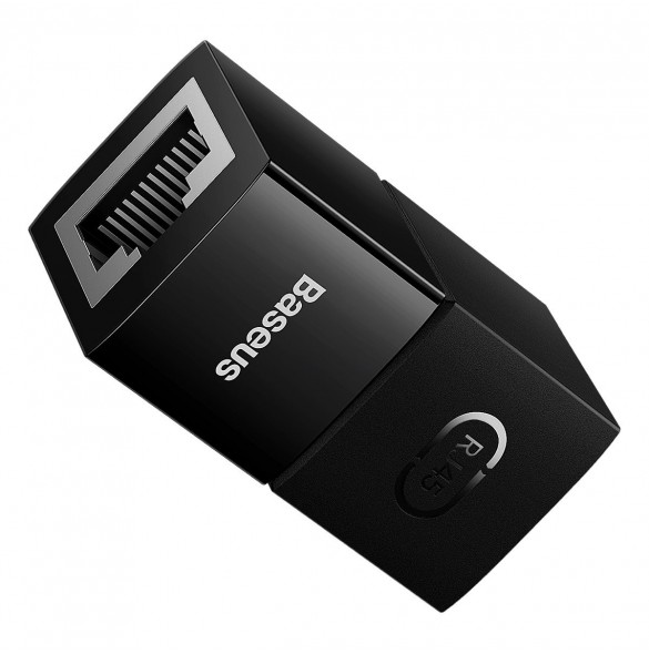 Nätverkskoppling Ethernet RJ-45 kabelkontakt Baseus AirJoy Series 10 st - svart