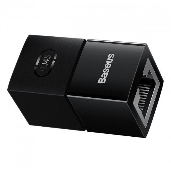 Nätverkskoppling Ethernet RJ-45 kabelkontakt Baseus AirJoy Series 10 st - svart