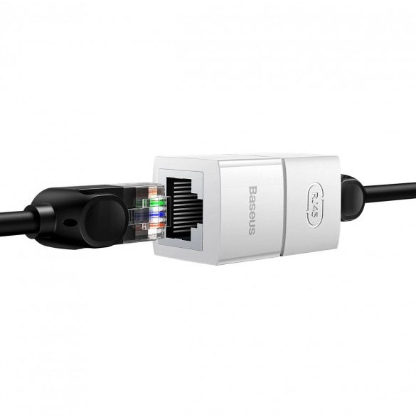Nätverkskoppling Ethernet RJ-45 kabelkontakt Baseus AirJoy Series 10 st - vit