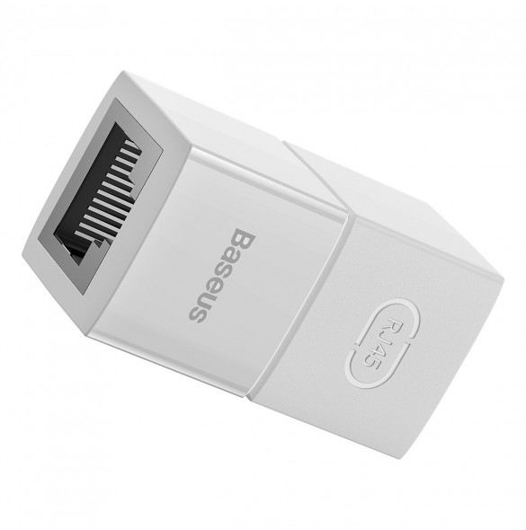 Nätverkskoppling Ethernet RJ-45 kabelkontakt Baseus AirJoy Series 10 st - vit