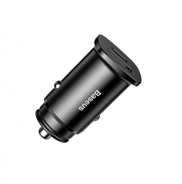 Baseus Square PPS smart billaddare med USB Quick Charge 4.0 QC 4.0 och USB-C PD 3.0 SCP-portar svart (CCALL-AS01)