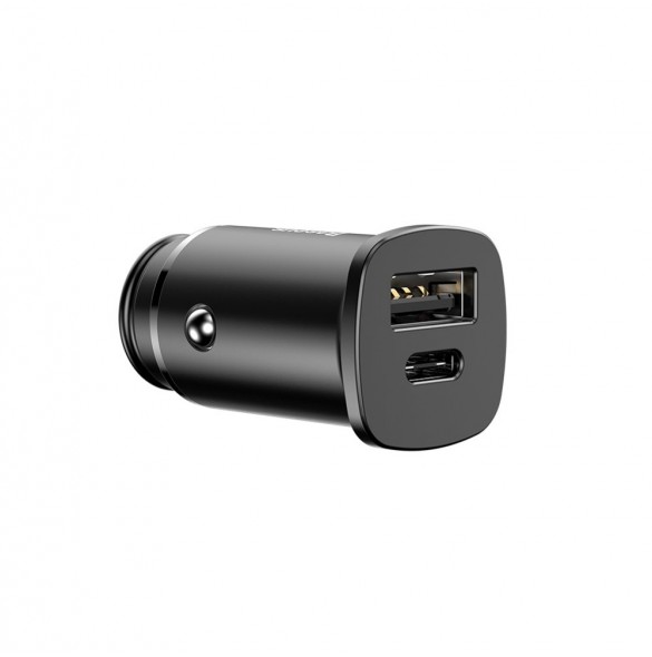 Baseus Square PPS smart billaddare med USB Quick Charge 4.0 QC 4.0 och USB-C PD 3.0 SCP-portar svart (CCALL-AS01)