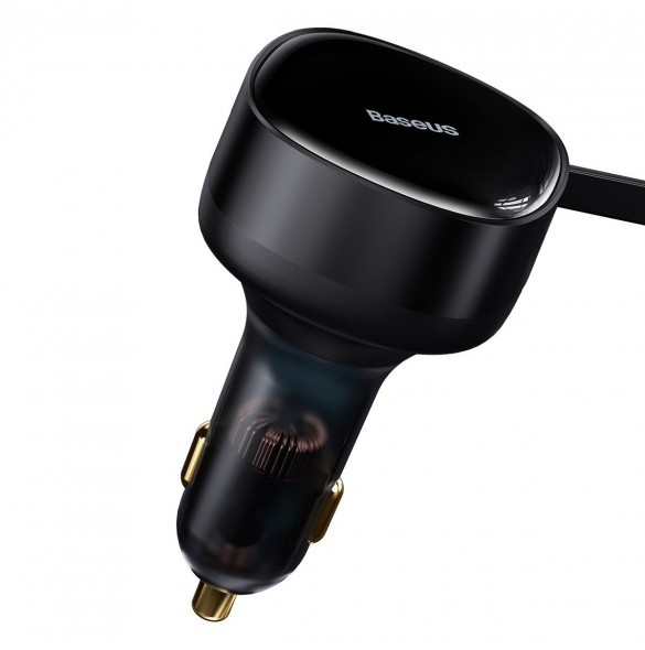 Baseus Enjoyment 2-i-1 billaddare 30W svart (CGTX000001)