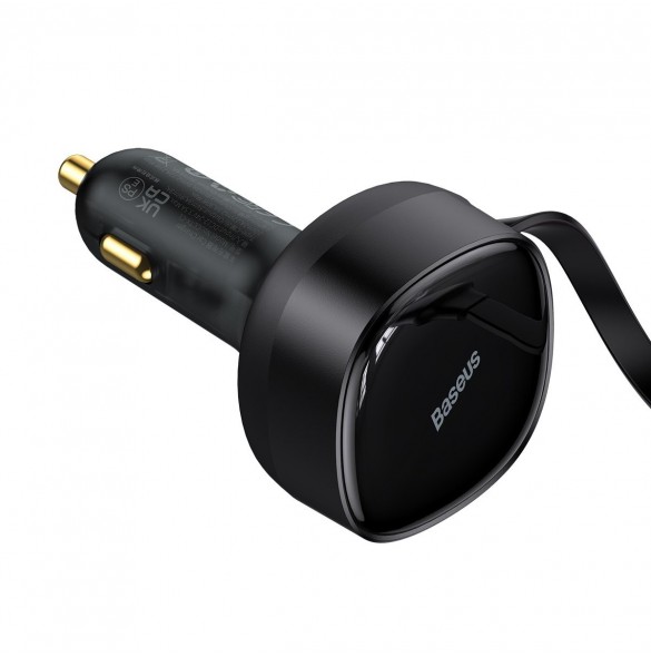Baseus Enjoyment 2-i-1 billaddare 30W svart (CGTX000001)