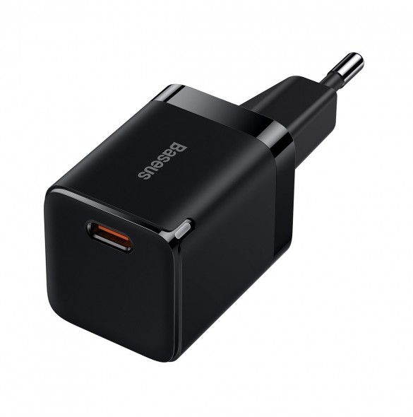 Baseus GaN3 snabbladdare 30W svart (CCGN010101)