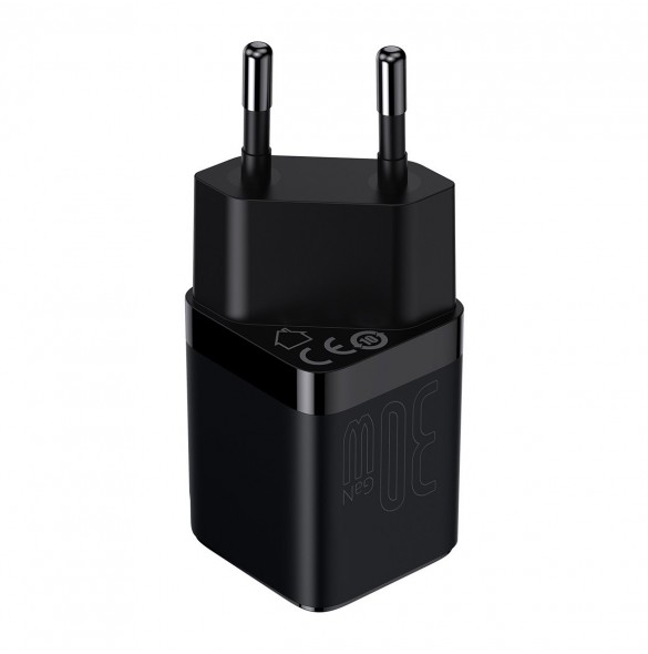 Baseus GaN3 snabbladdare 30W svart (CCGN010101)