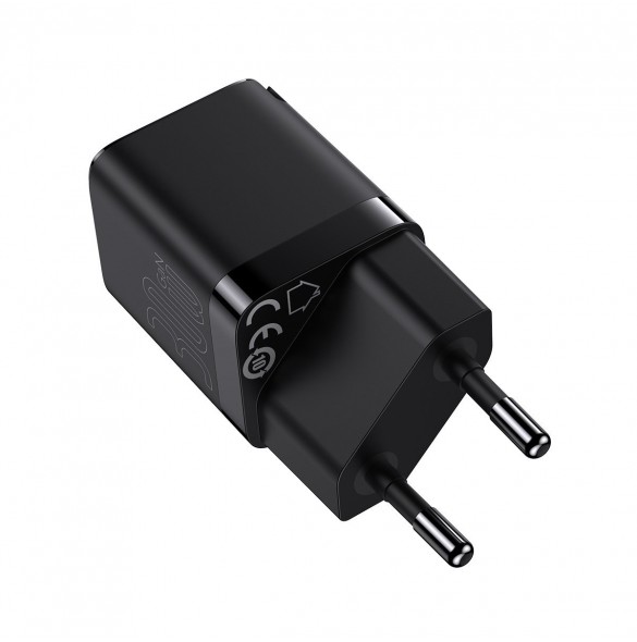 Baseus GaN3 snabbladdare 30W svart (CCGN010101)