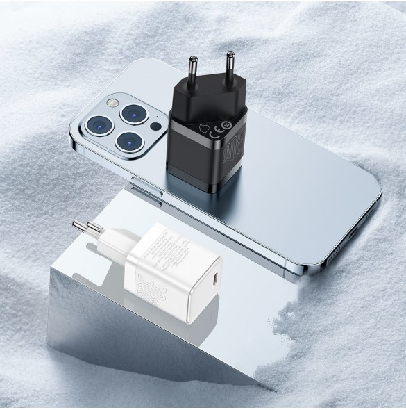 Baseus GaN3 snabbladdare 30W svart (CCGN010101)