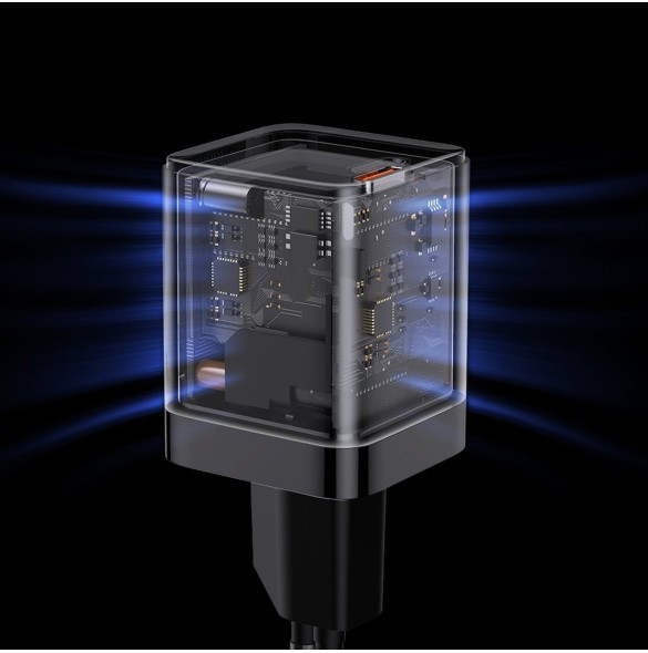 Baseus GaN3 snabbladdare 30W svart (CCGN010101)