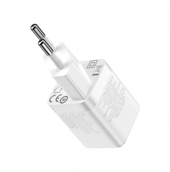 Baseus GaN3 snabbladdare 30W vit (CCGN010102)
