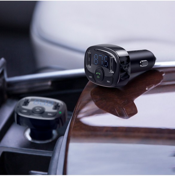 Bluetooth-sändare / billaddare Baseus S-09A (Overseas Edition) - svart
