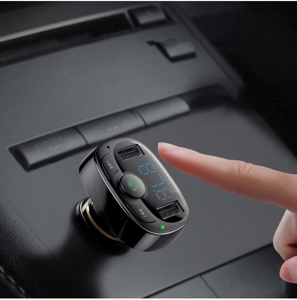 Bluetooth-sändare / billaddare Baseus S-09A (Overseas Edition) - svart