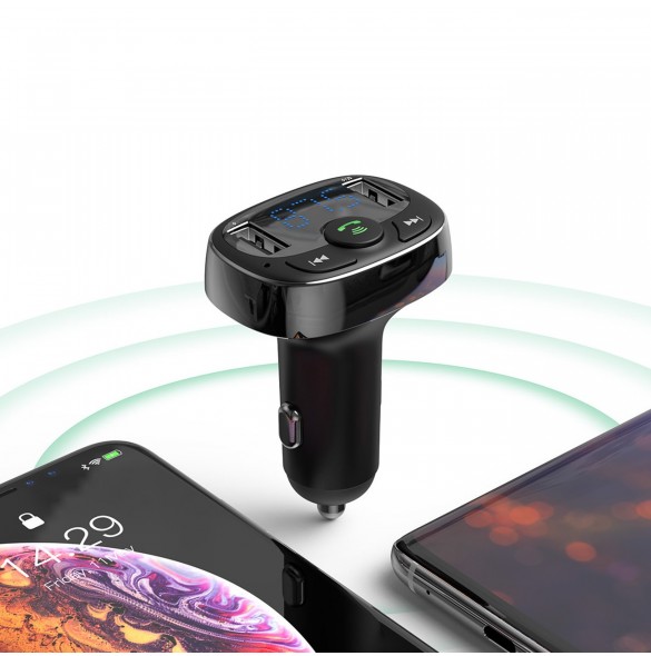 Bluetooth-sändare / billaddare Baseus S-09A (Overseas Edition) - svart