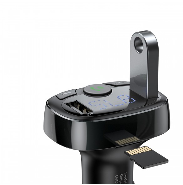 Bluetooth-sändare / billaddare Baseus S-09A (Overseas Edition) - svart