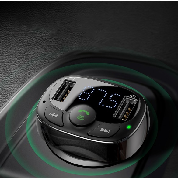 Bluetooth-sändare / billaddare Baseus S-09A (Overseas Edition) - svart