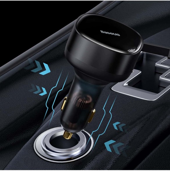 Billaddare 2in1 33W 2x USB C (hane) Baseus Enjoyment - svart