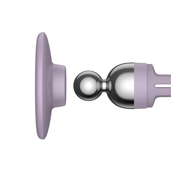 Baseus C01 magnetisk bilventilationshållare för smartphone lila (SUCC000105)