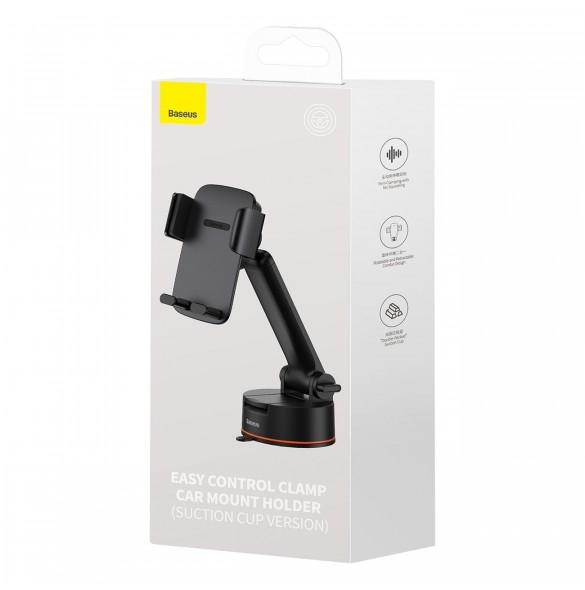 Baseus Easy Control Pro sittbrunn/grillhållare svart (sugkoppsversion)(SUYK020001)