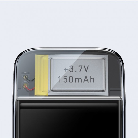 Baseus elcykel smartphonehållare med inbyggd solpanel 150mAh svart (SUZG010001)