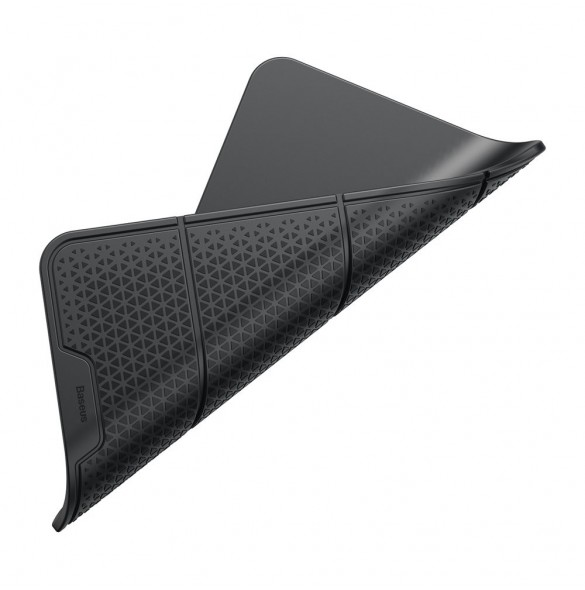 Baseus Folding Bracket Antiskid Pad vikbar självhäftande anti-halk matta nanopad svart (SUWNT-01)