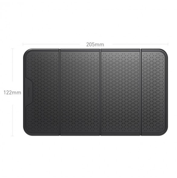 Baseus Folding Bracket Antiskid Pad vikbar självhäftande anti-halk matta nanopad svart (SUWNT-01)