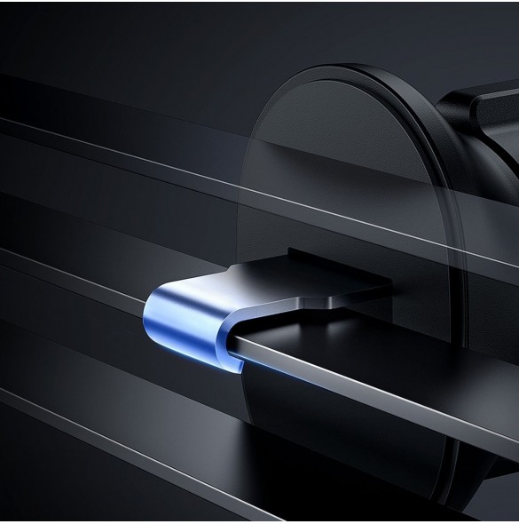 Baseus gravitationshållare för biltelefon för luftventil svart (SUWX000001)