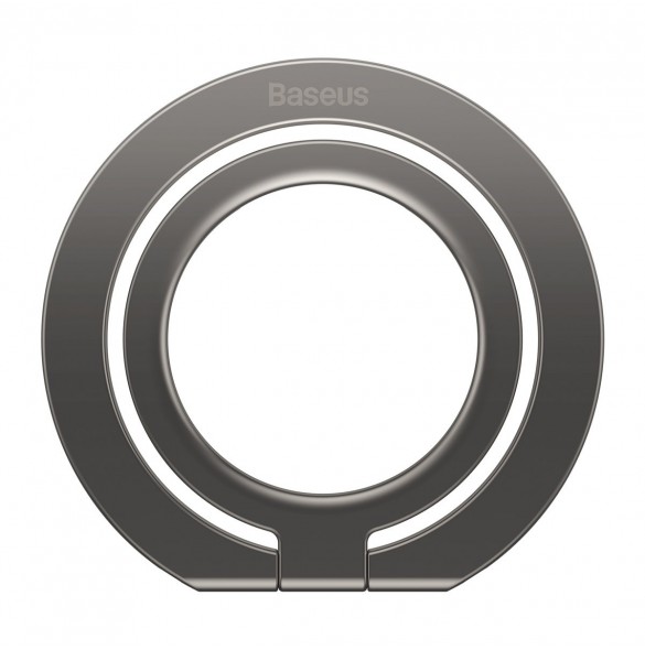 Baseus Halo magnetisk ringhållare telefonstativ grå (SUCH000013)