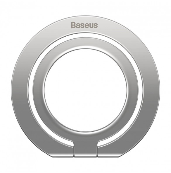 Baseus Halo magnetisk ringhållare telefonställ silver (SUCH000012)