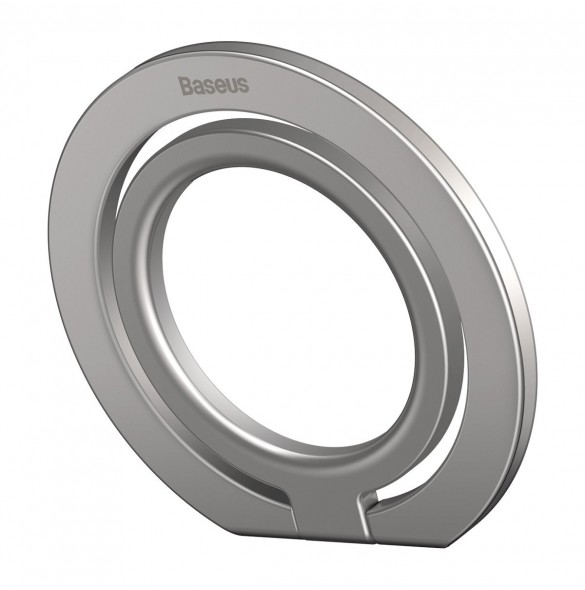 Baseus Halo magnetisk ringhållare telefonställ silver (SUCH000012)