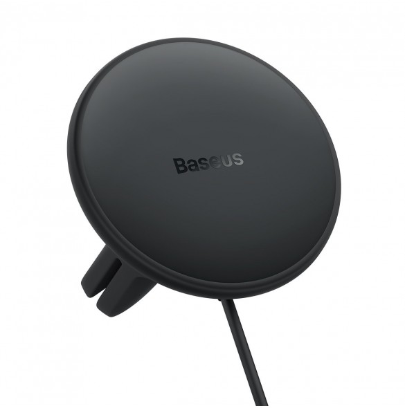 Baseus induktiv billaddare 40W ventilationshållare svart