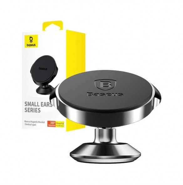Baseus Small Ears 360º vertikal magnetisk hållare (Overseas Edition) - svart