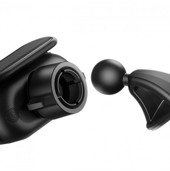 Baseus Steel Cannon Pro solar automatisk cockpit bilhållare svart (SUGP010001)