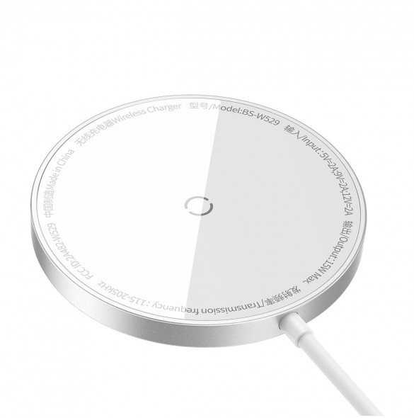 Baseus Simple Mini3 induktionsladdare 15W silver