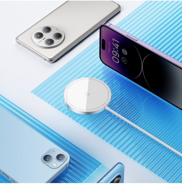 Baseus Simple Mini3 induktionsladdare 15W silver