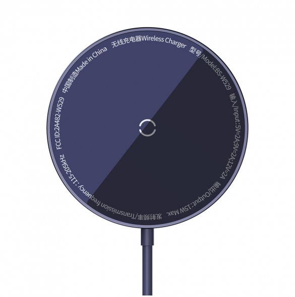 Baseus Simple Mini3 magnetladdare MagSafe Qi 15W lila