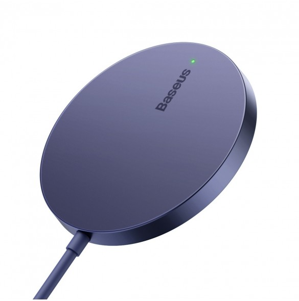 Baseus Simple Mini3 magnetladdare MagSafe Qi 15W lila