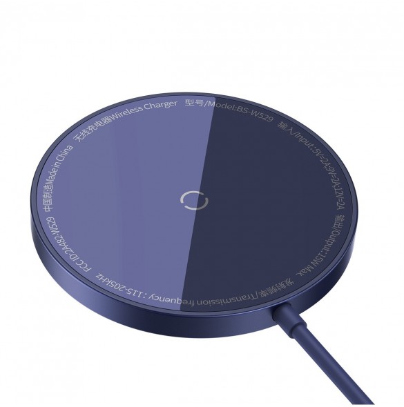 Baseus Simple Mini3 magnetladdare MagSafe Qi 15W lila