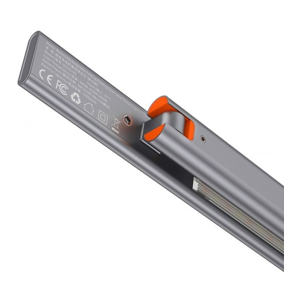 Baseus Smart Eye trådlös LED-bordslampa med batteri 2200 mAh grå (DGZG-0G)