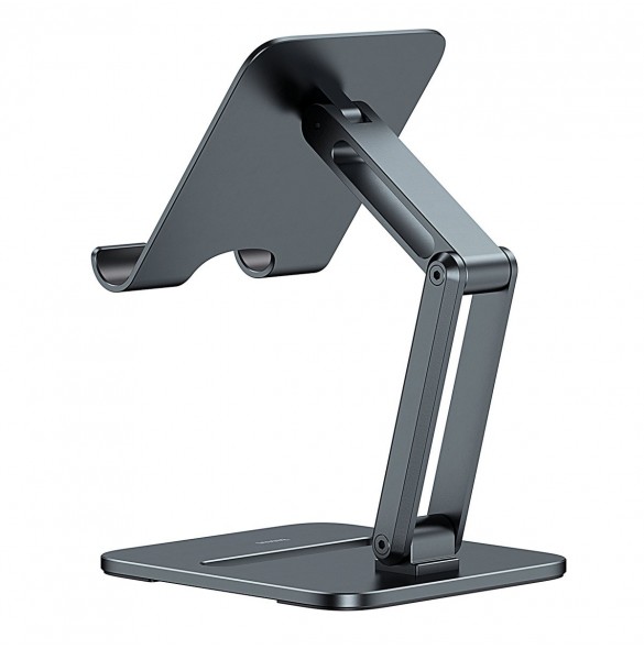 Baseus Desktop Biaxial Vikbart tablettställ i metall grått (LUSZ000113)