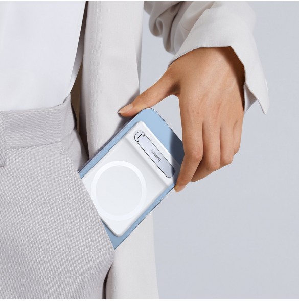 Baseus fällbart stativ med magnethållare vit (LUXZ010002)